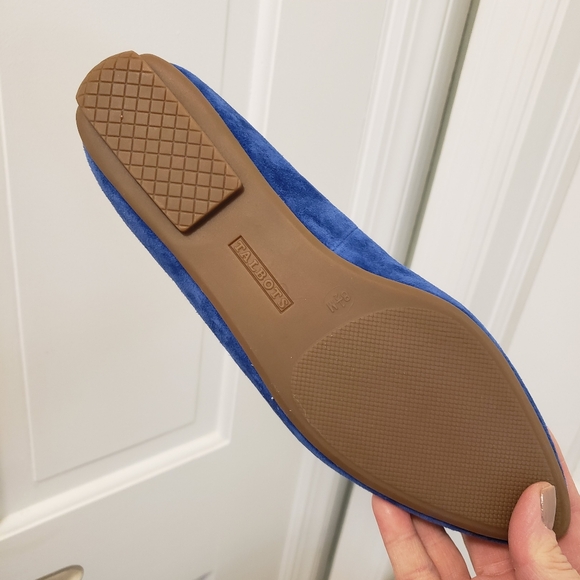 NWOB Talbots Royal Blue Suede Tassel Francesca Loafers Size 8.5 Business Casual - Picture 14 of 16